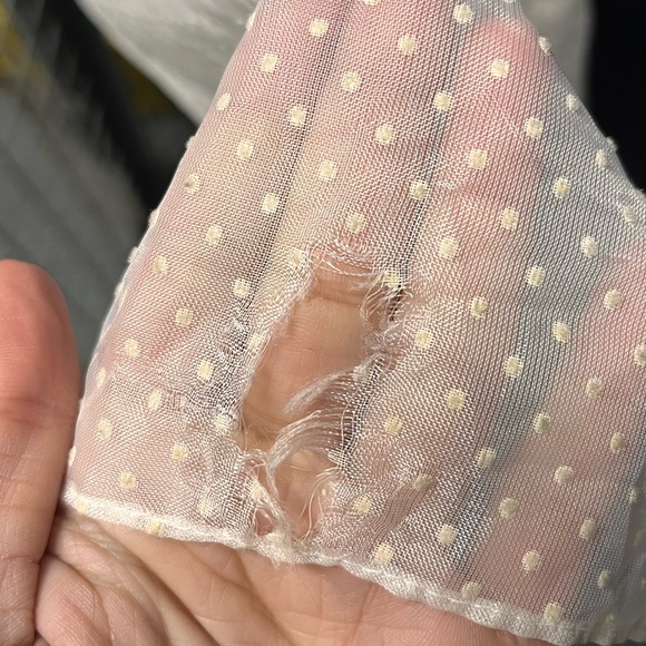 Vintage JCPenney Ivory Lace Wedding Dress - size 7/8 - Picture 16 of 16